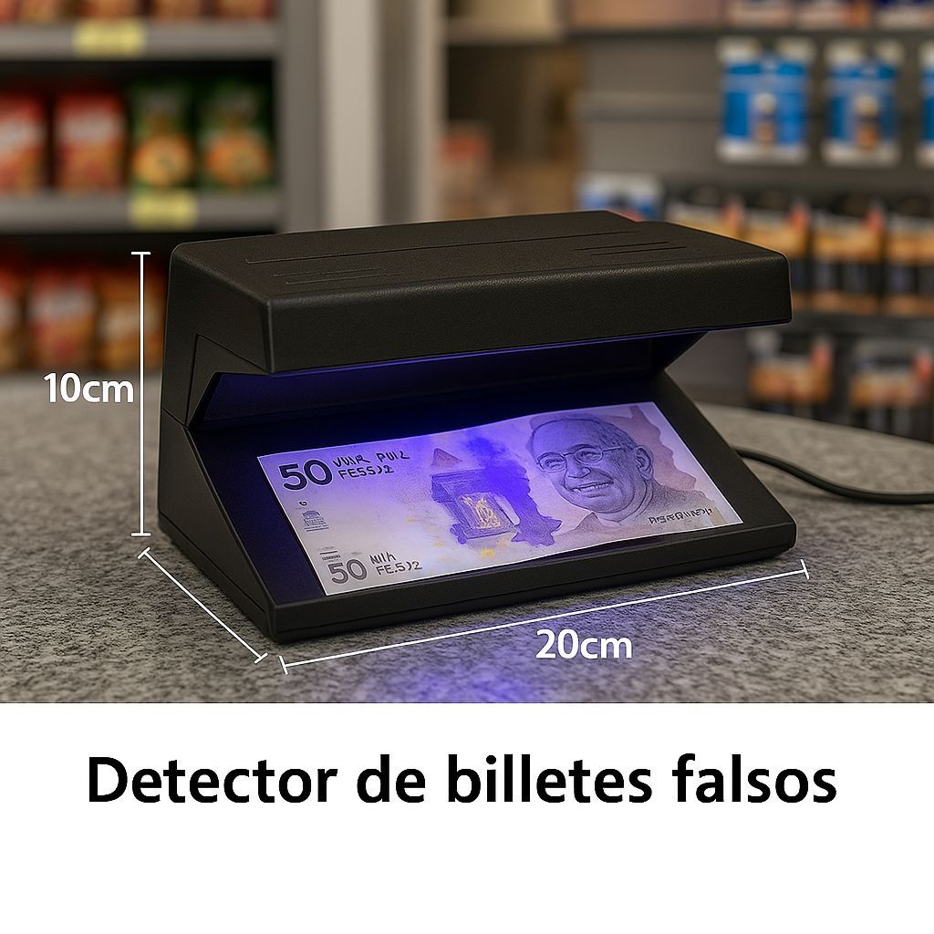 DETECTOR DE BILLETES FALSOS UV